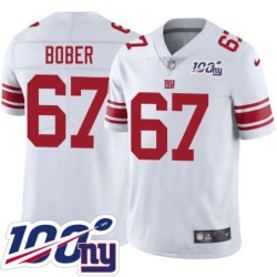 Giants #67 Chris Bober 2024 100 Year White Jersey