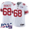 Giants #68 Damane Duckett 2024 100 Year White Jersey