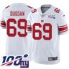 Giants #69 Gil Duggan 2024 100 Year White Jersey