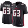 Falcons #63 Dick Enderle Football Jersey -Black