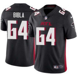 Falcons #64 Martin Bibla Football Jersey -Black