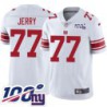 Giants #77 John Jerry 2024 100 Year White Jersey