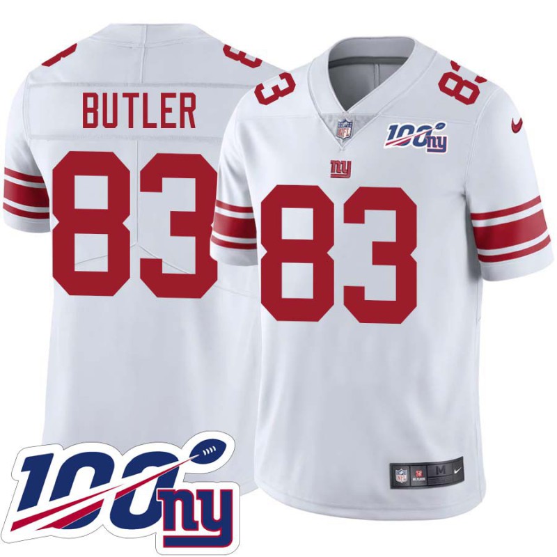 Giants #83 Skip Butler 2024 100 Year White Jersey