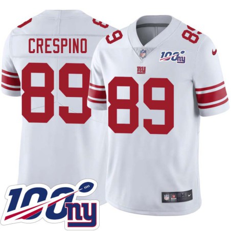 Giants #89 Bobby Crespino 2024 100 Year White Jersey