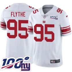 Giants #95 Mark Flythe 2024 100 Year White Jersey