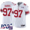 Giants #97 Robert Harris 2024 100 Year White Jersey