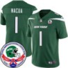 Jets #1 Kai Nacua 1984 Throwback Green Jersey