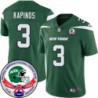 Jets #3 Jeremy Kapinos 1984 Throwback Green Jersey