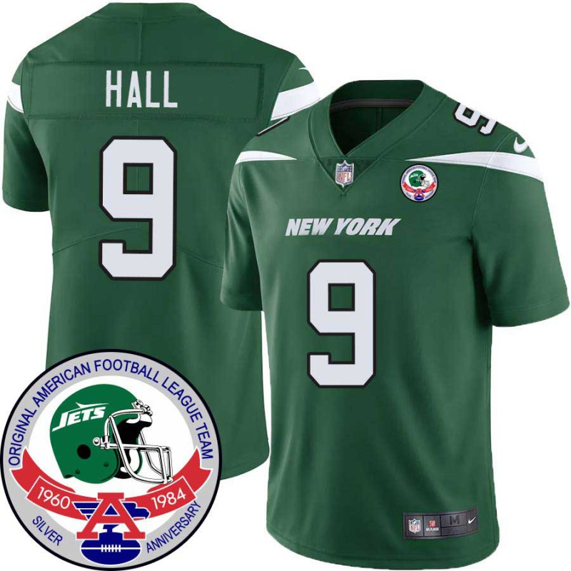 Jets #9 John Hall 1984 Throwback Green Jersey