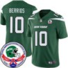 Jets #10 Braxton Berrios 1984 Throwback Green Jersey