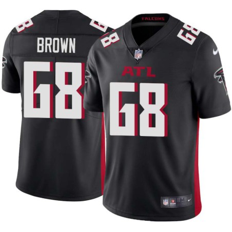 Falcons #68 Jamon Brown Football Jersey -Black