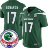 Jets #17 Braylon Edwards 1984 Throwback Green Jersey