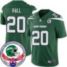 Jets #20 Breece Hall 1984 Throwback Green Jersey