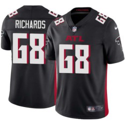 Falcons #68 Bobby Richards Football Jersey -Black