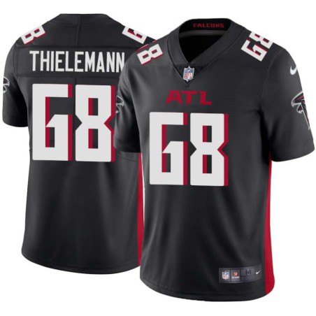 Falcons #68 R.C. Thielemann Football Jersey -Black