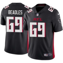 Falcons #69 Zane Beadles Football Jersey -Black