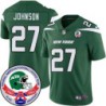 Jets #27 Jesse Johnson 1984 Throwback Green Jersey