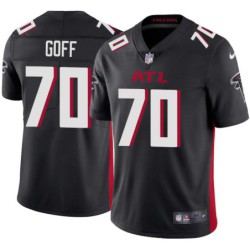 Falcons #70 Willard Goff Football Jersey -Black