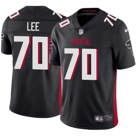 Falcons #70 Ronnie Lee Football Jersey -Black