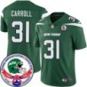 Jets #31 Ahmad Carroll 1984 Throwback Green Jersey