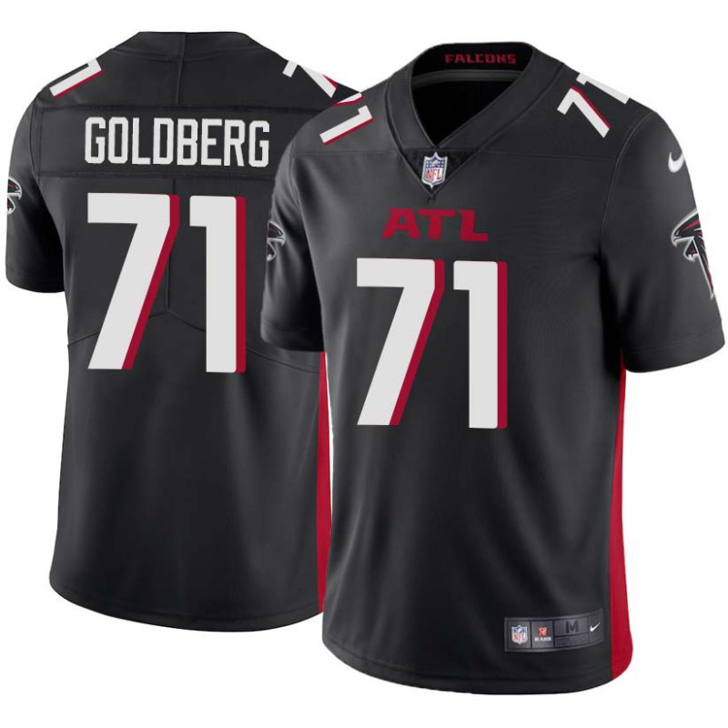 Falcons #71 Bill Goldberg Football Jersey -Black