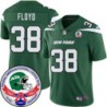 Jets #38 George Floyd 1984 Throwback Green Jersey