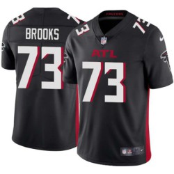 Falcons #73 Ethan Brooks Football Jersey -Black