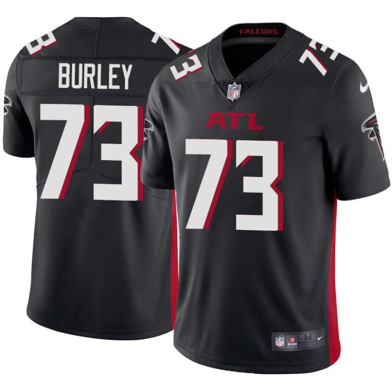 Falcons #73 Gary Burley Football Jersey -Black