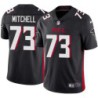 Falcons #73 Leonard Mitchell Football Jersey -Black