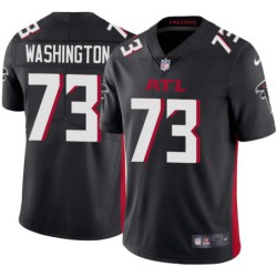 Falcons #73 John Washington Football Jersey -Black