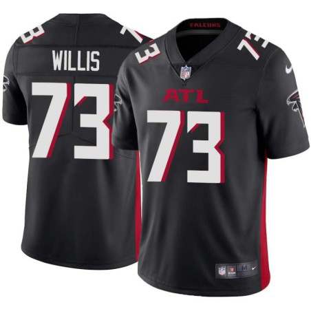 Falcons #73 Mitch Willis Football Jersey -Black