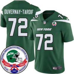 Jets #72 Laurent Duvernay-Tardif 1984 Throwback Green Jersey