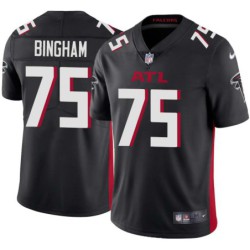 Falcons #75 Dwight Bingham Football Jersey -Black