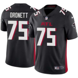 Falcons #75 Shane Dronett Football Jersey -Black