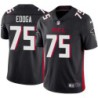 Falcons #75 Chuma Edoga Football Jersey -Black