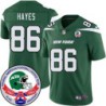 Jets #86 Windrell Hayes 1984 Throwback Green Jersey