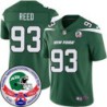 Jets #93 James Reed 1984 Throwback Green Jersey