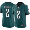 Dean Dorsey #2 Eagles Cheap Green Jersey