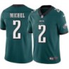 Mike Michel #2 Eagles Cheap Green Jersey