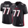 Falcons #77 Tyson Clabo Football Jersey -Black