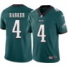 Bryan Barker #4 Eagles Cheap Green Jersey