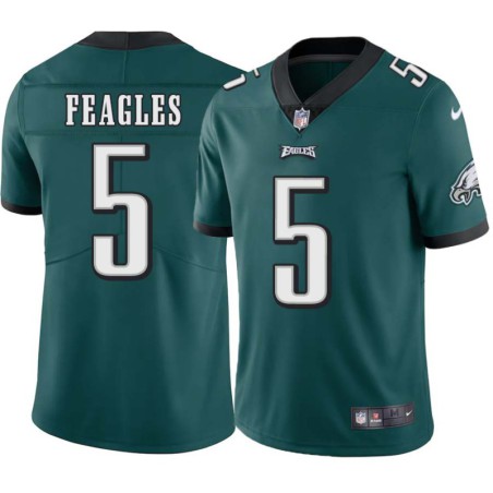 Jeff Feagles #5 Eagles Cheap Green Jersey