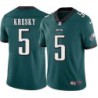 Joe Kresky #5 Eagles Cheap Green Jersey