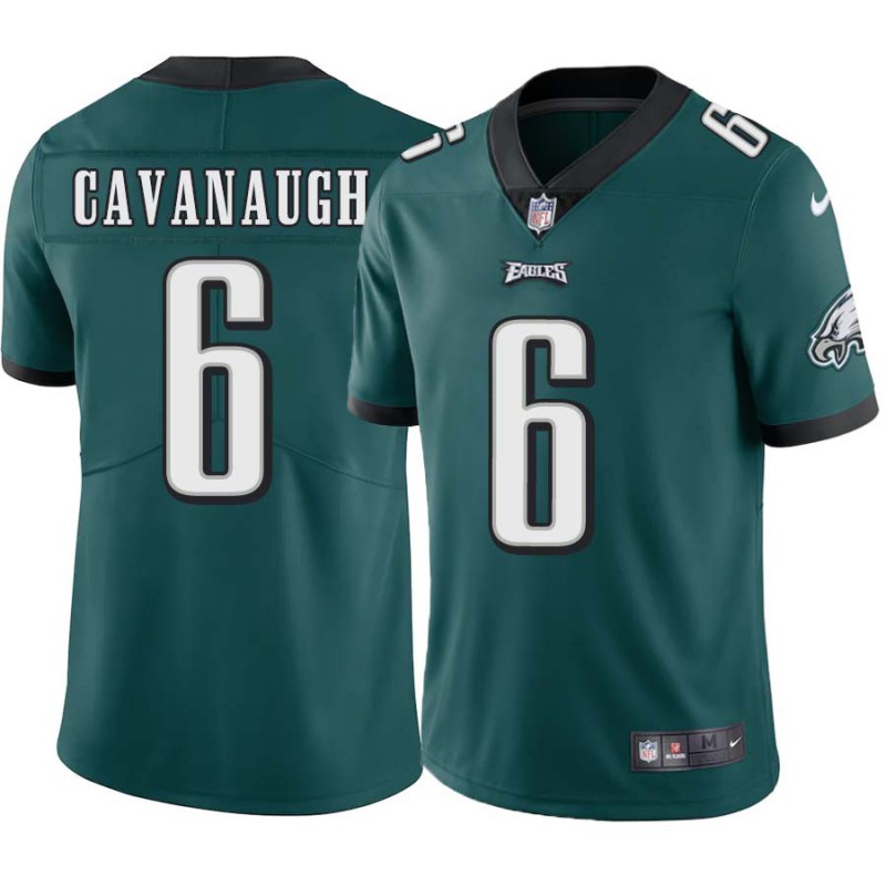 Matt Cavanaugh #6 Eagles Cheap Green Jersey