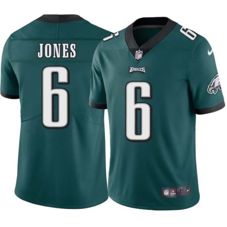 Spike Jones #6 Eagles Cheap Green Jersey