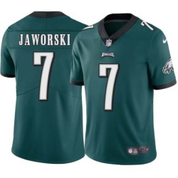 Ron Jaworski #7 Eagles Cheap Green Jersey