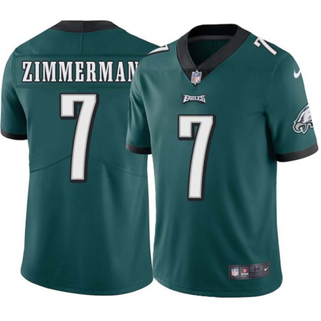 Roy Zimmerman #7 Eagles Cheap Green Jersey