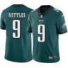 Jim Nettles #9 Eagles Cheap Green Jersey