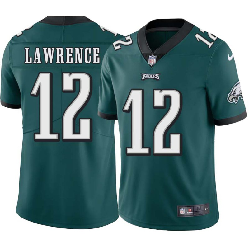 Kent Lawrence #12 Eagles Cheap Green Jersey