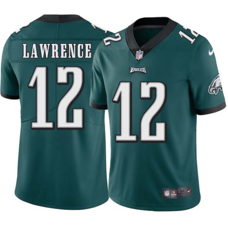 Kent Lawrence #12 Eagles Cheap Green Jersey